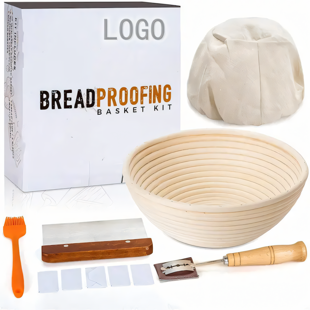 Gärkorb mit individuellem Logo