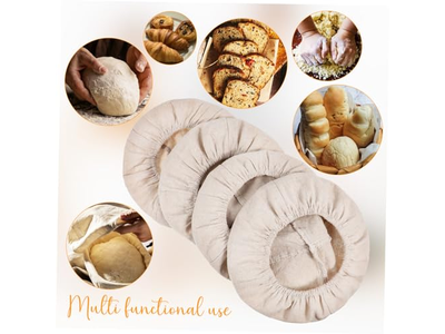 Backzubehör Teig Brotherstellung Utensilien Korb mit Deckel 2er-Set