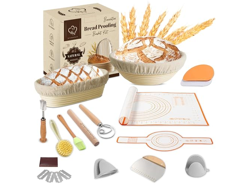 Backwerkzeuge Matten Holz Brotkorb Gären Mit Deckel Abdeckung Prime