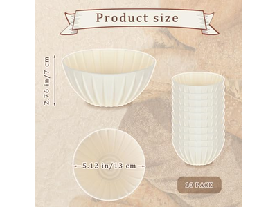 Backutensilien Runder Brotkorb Gären Handwerk Oval 2er-Set Banneton Kit