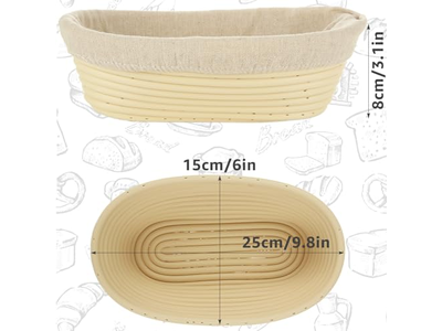 Banneton Zweck Bio Bannetons Bäckerei Länglich Ziel Boule Metall Günstig Ton