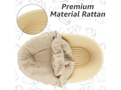 Banneton Zweck Bio Bannetons Bäckerei Länglich Ziel Boule Metall Günstig Ton