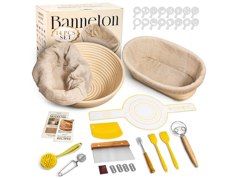 Brot-Schalen Zum Servieren Benneton Gärkorb Set Von 2 10 Zoll Körbe