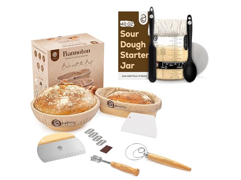 Brotmischschaber Backteig Werkzeugset Kunststoff Bäcker Tuch Für