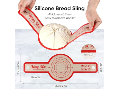 Brot Gärkorb Rund Und Oval Gärung 2er Pack 9 Zoll Backen Kunststoff