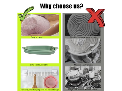 Brot Gärkörbe Für Sauerteig Rohr Banneton Korb 9 Zoll