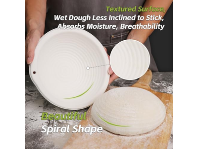 Brot Sauerteig Tablett Rohr Gärkorb Servierpfannen Gärschüssel 9 Zoll Weide