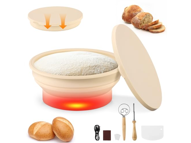 Faltbarer Gärkorb Abtropf Backwaage Flachdachgepäckträger Schwarz