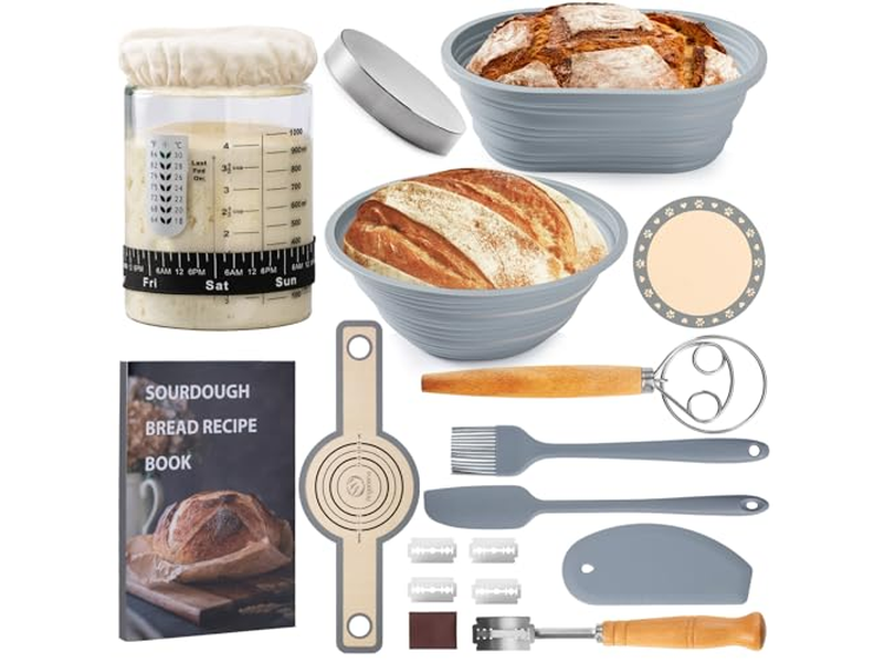 Bäcker Gärkörbe Baumwolle Leinen Brotkorb Stoffmuster Backen Handwerklich