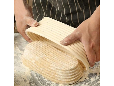 Brotbacken mit einem Banneton 10 Zoll Oval Bannetons Sauerteig formen