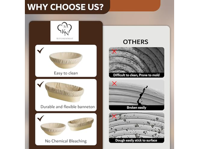 Backwerkzeuge Matten Holz Brotkorb Gären Mit Deckel Abdeckung Prime