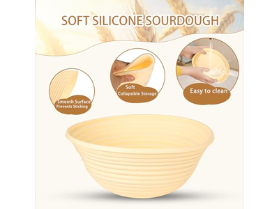 Banneton für Handwerksbrot Erste Verwendung 10 Zoll Abdeckung Oval 8P Einsatz