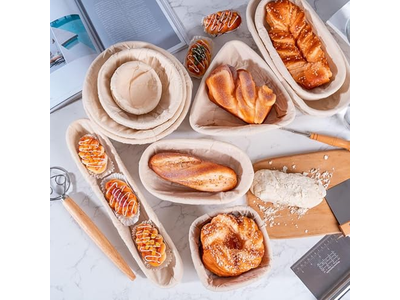 Bester Banneton für Sauerteig-Gärung ohne Mehlreinigung Liner Schüssel Waschen