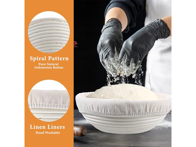 Brotkorb Mit Abdeckung Gärkorb Beweis Körbe Tuch Fermentation