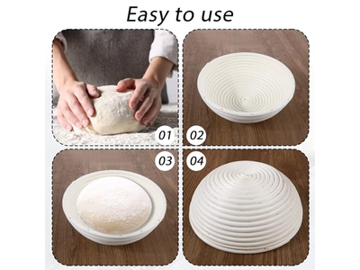 Brotkorb Mit Abdeckung Gärkorb Beweis Körbe Tuch Fermentation