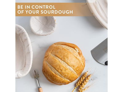 Brotkörbe Zum Servieren Mit Tuch Ovaler Rattanfermentationskorb