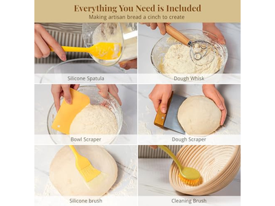 Brot-Schalen Zum Servieren Benneton Gärkorb Set Von 2 10 Zoll Körbe