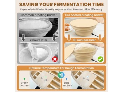 Brot Weidenkorb Ovale Körbe Teigschaber Sauerteigpfanne Behälter