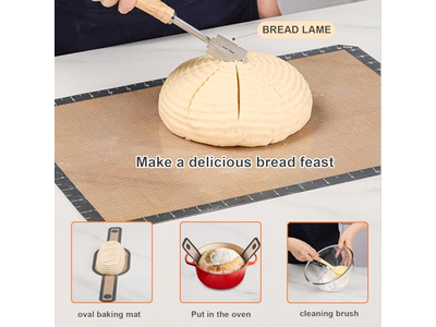 Günstige Brotkörbe Beheizter Korb Faltbar Rund Sauerteig Benneton Gären Proofing