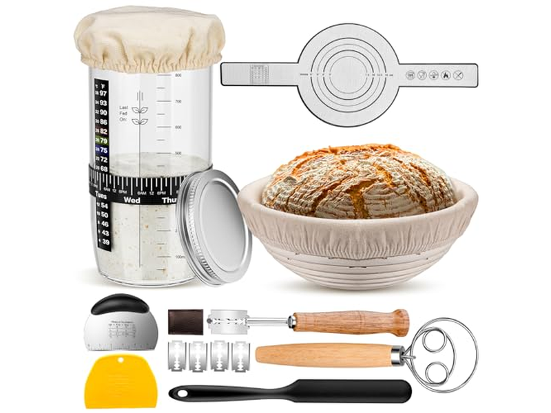 Stoffeinlagen für Körbe Runder Backkorb Brotwärmer mit Stein Großpackung