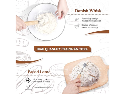 Stoffeinlagen für Körbe Runder Backkorb Brotwärmer mit Stein Großpackung