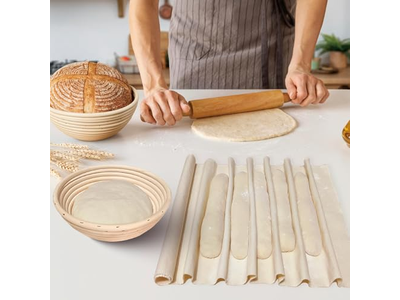 Fast-Food-Korb Hamburger Brot Gärkorb 11 Zoll Teiggärdeckel