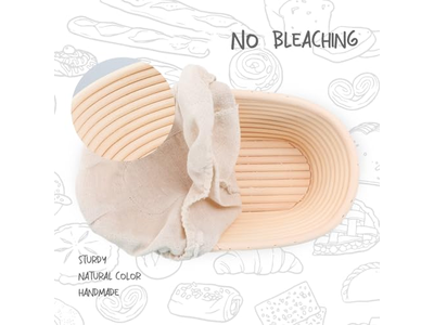 Dreieck Banneton Brot Set Sauerteig Rechteck Rohr Mehrere Größen