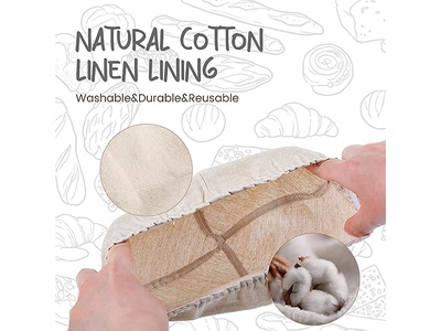 Dreieck Banneton Brot Set Sauerteig Rechteck Rohr Mehrere Größen